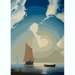 Malen Nach Zahlen Segelboot