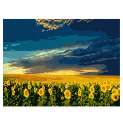 Malen Nach Zahlen Sonnenblumenfeld
