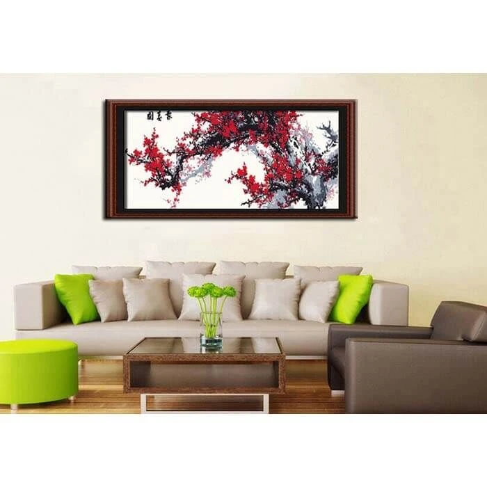 Malen Nach Zahlen Chinamotiv Blumen 2 Malen Nach Zahlen Chinamotiv Blumen - Image 2