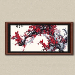 Malen Nach Zahlen Chinamotiv Blumen