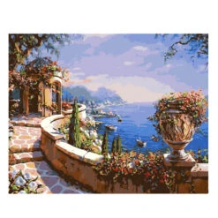 Malen Nach Zahlen See In Italien