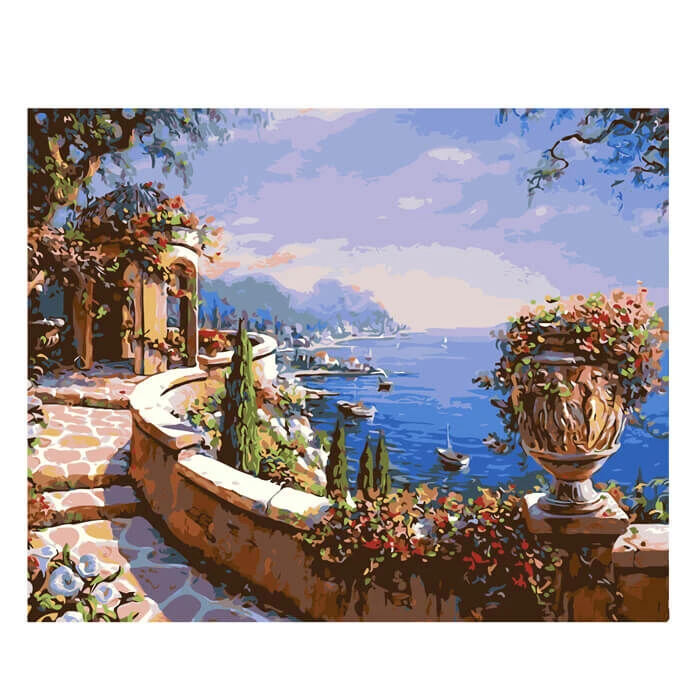 Malen Nach Zahlen See In Italien 1 Malen Nach Zahlen See In Italien