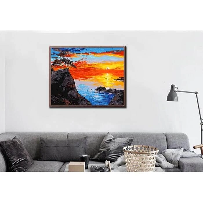 Malen Nach Zahlen Sonnenuntergang Am Meer 2 Malen Nach Zahlen Sonnenuntergang Am Meer - Image 2