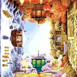 Malen Nach Zahlen Vier Jahreszeiten Rotationsbild