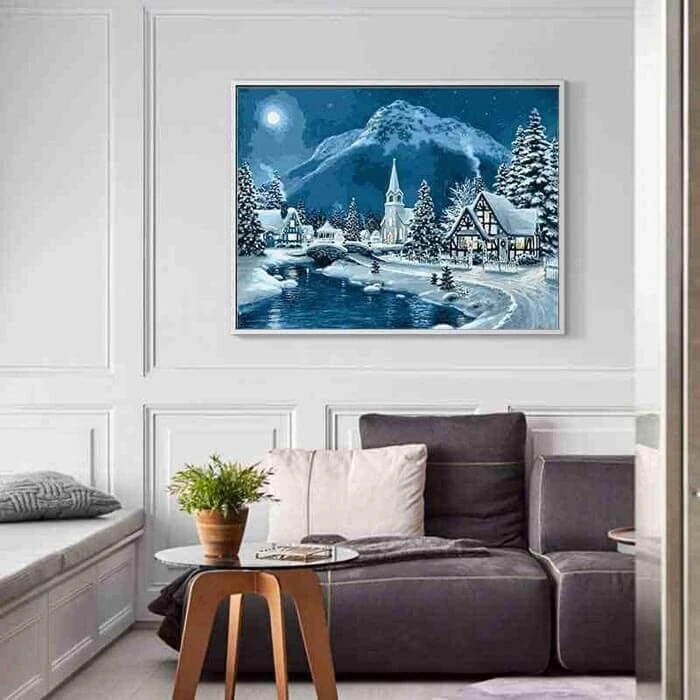 Malen Nach Zahlen Winterdorf 2 Malen Nach Zahlen Winterdorf - Image 2