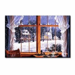 Malen Nach Zahlen Wintertag In Amerika