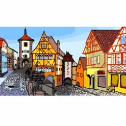 Malen Nach Zahlen Rothenburg O.d.Tauber