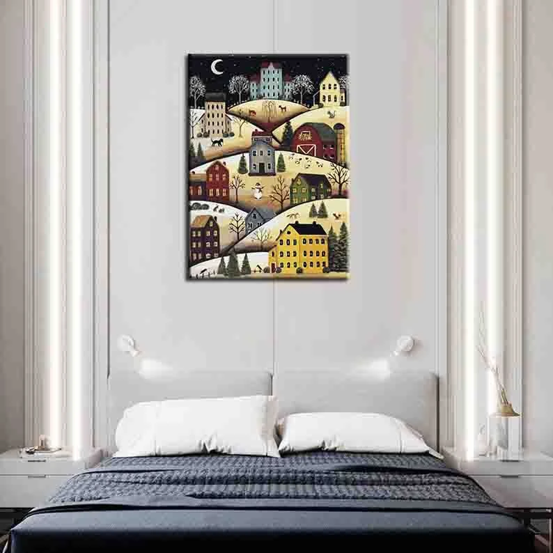 Malen Nach Zahlen Kunst 7 Hügel Landschaft Ansichten 2 Malen Nach Zahlen Kunst 7 Hügel Landschaft Ansichten - Image 2