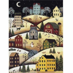 Malen Nach Zahlen Kunst 7 Hügel Landschaft Ansichten