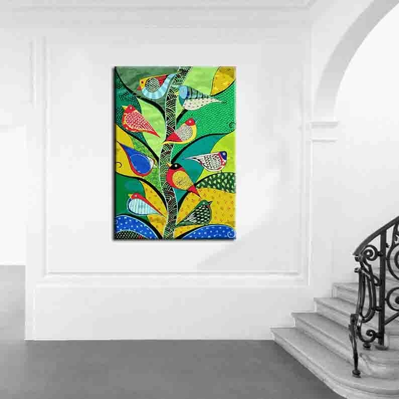 Malen Nach Zahlen Moderne Kunst Vögel 2 Malen Nach Zahlen Moderne Kunst Vögel - Image 2