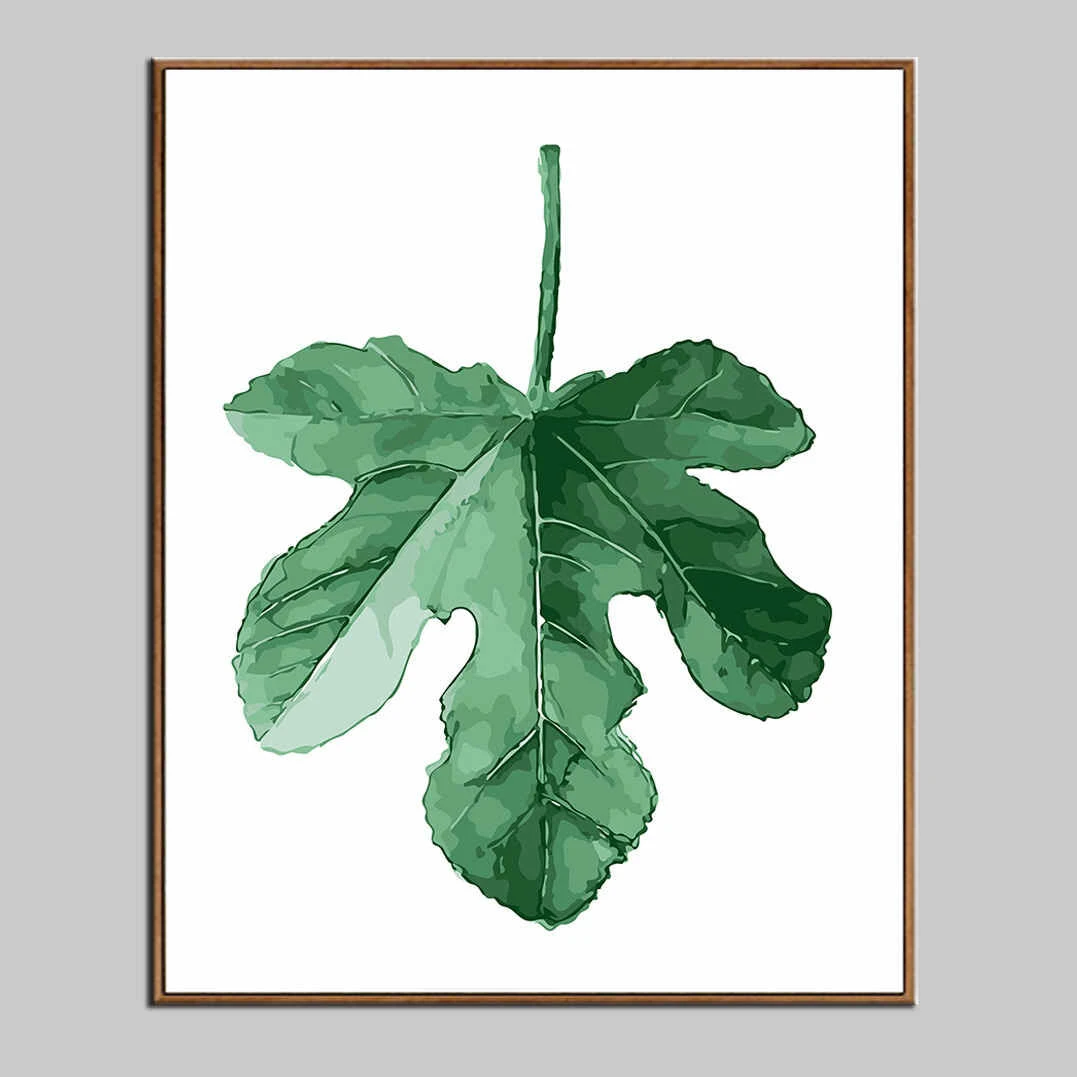 Malen Nach Zahlen Pflanze - Kastanie 1 Malen Nach Zahlen Pflanze - Kastanie