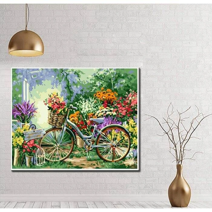 Malen Nach Zahlen Fahrrad 2 Malen Nach Zahlen Fahrrad - Image 2