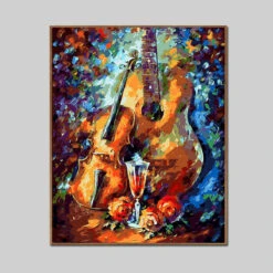 Malen Nach Zahlen Stillleben Musik