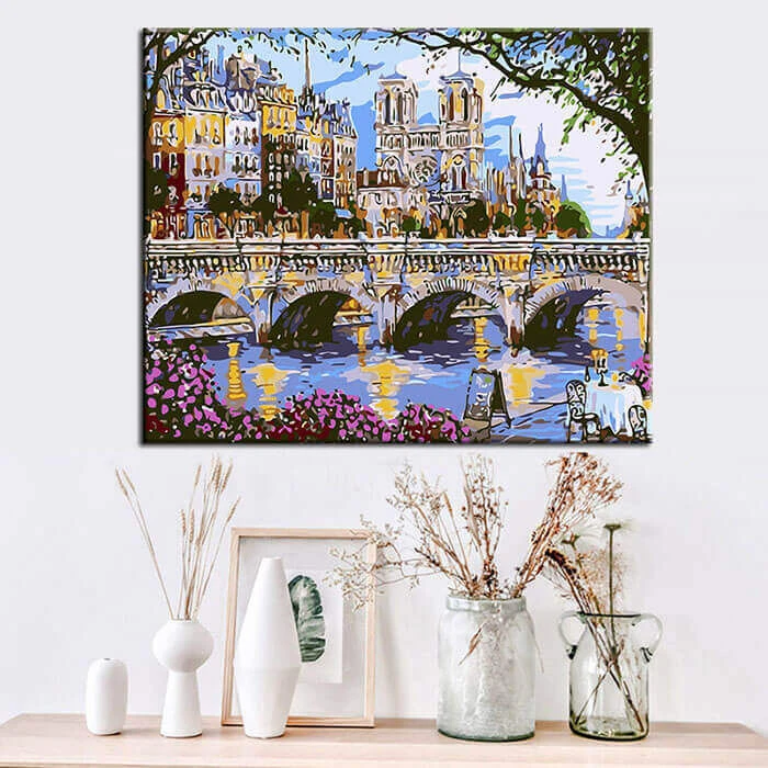 Malen Nach Zahlen Notre Dame Frankreich 2 Malen Nach Zahlen Notre Dame Frankreich - Image 2