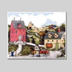 Malen Nach Zahlen Dorf Leben