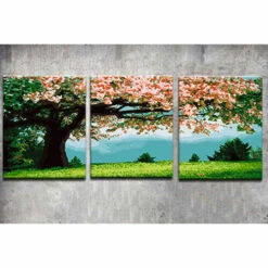 Malen Nach Zahlen Triptychon Großer Baum
