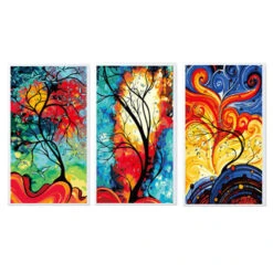 Malen Nach Zahlen Triptychon