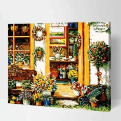 Malen Nach Zahlen Blumenladen