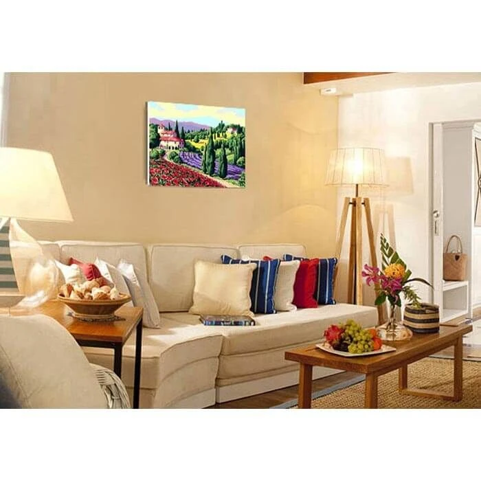 Malen Nach Zahlen Pinien Und Lavendelfeld 2 Malen Nach Zahlen Pinien Und Lavendelfeld - Image 2