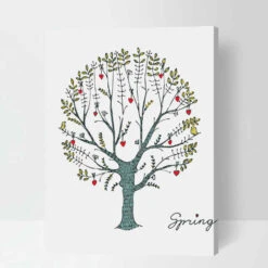 Malen Nach Zahlen Baum Frühjahr