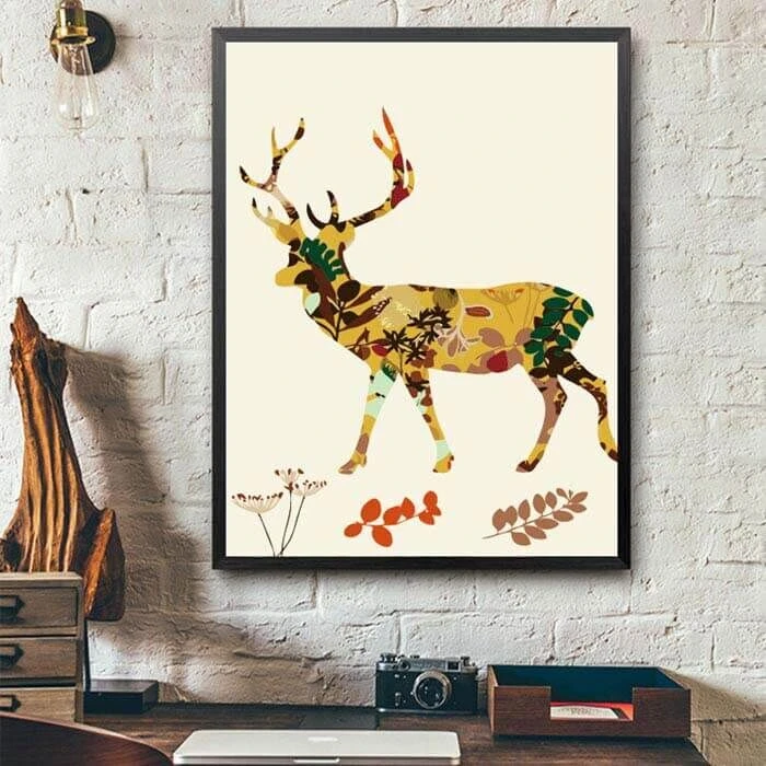 Malen Nach Zahlen Bilder Elch Kunst Herbst Fertig Bespannt 2 Malen Nach Zahlen Bilder Elch Kunst Herbst Fertig Bespannt - Image 2