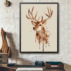 Malen Nach Zahlen Elchkunst Beige -myPaintLab Deutschland Verkaufs-Shop mnz ml 161 2