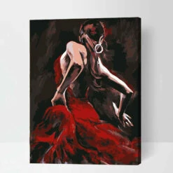 Malen Nach Zahlen Flamencotänzerin