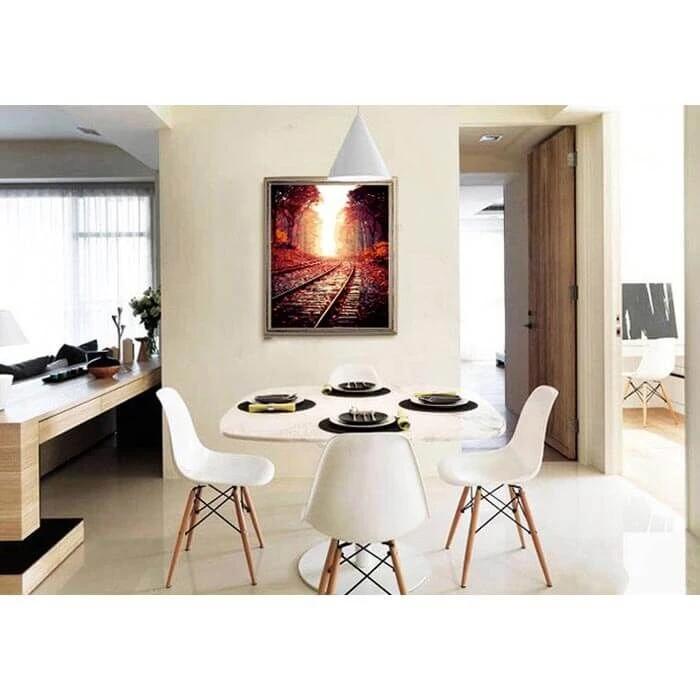 Malen Nach Zahlen Zuggleis Im Herbst 2 Malen Nach Zahlen Zuggleis Im Herbst - Image 2