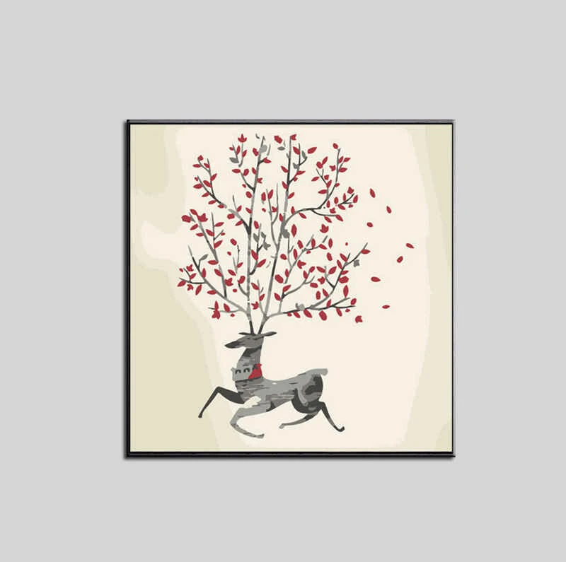 Malen Nach Zahlen Elchkunst Baum 1 Malen Nach Zahlen Elchkunst Baum