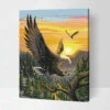 Malen Nach Zahlen Adler Im Wald