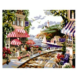 Malen Nach Zahlen Café Am Meer