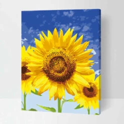 Malen Nach Zahlen Sonnenblumen