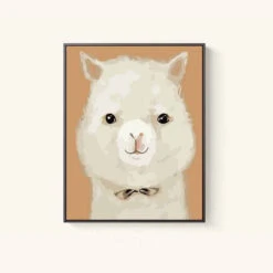 Malen Nach Zahlen Mini Lama