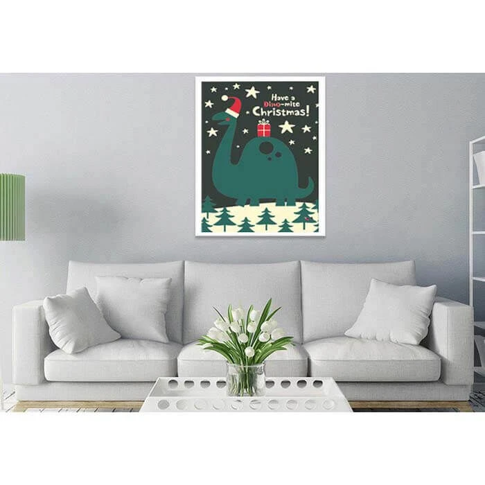 Malen Nach Zahlen Weihnachten Dinosaurier 2 Malen Nach Zahlen Weihnachten Dinosaurier - Image 2