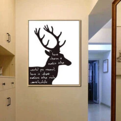 Malen Nach Zahlen Scherenschnitt Hirsch Love -myPaintLab Deutschland Verkaufs-Shop mnz ml 530 2 2