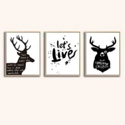 Malen Nach Zahlen "Merry Christmas" Hirsch