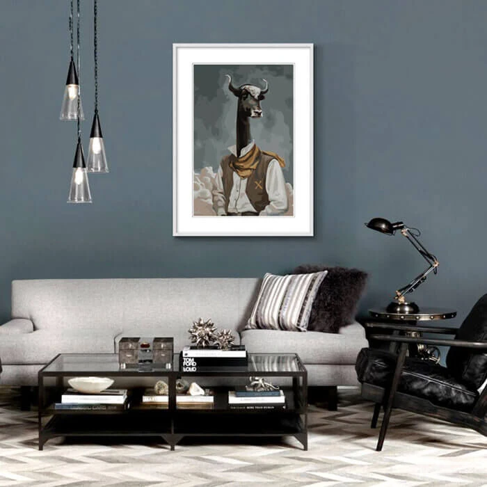 Malen Nach Zahlen Tiere Ochse 2 Malen Nach Zahlen Tiere Ochse - Image 2