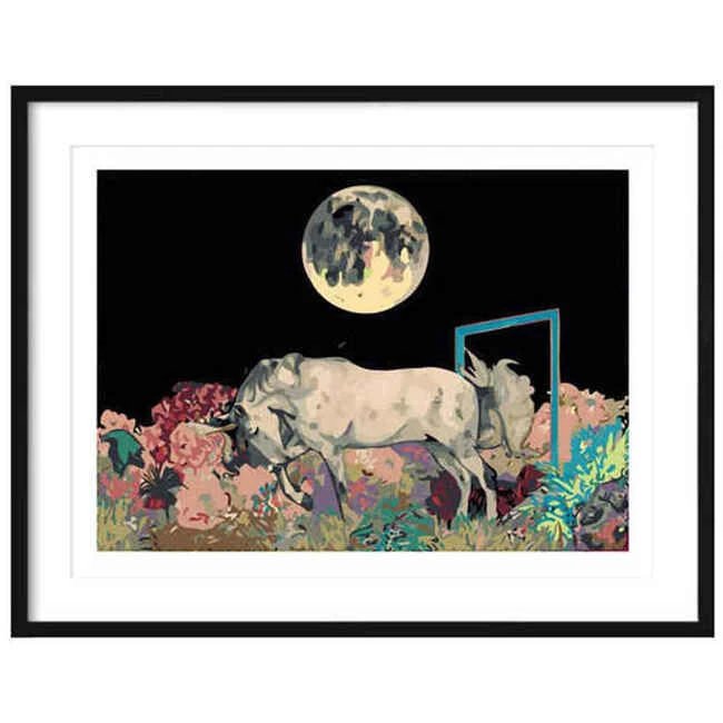 Malen Nach Zahlen Einhorn Bei Nacht 1 Malen Nach Zahlen Einhorn Bei Nacht