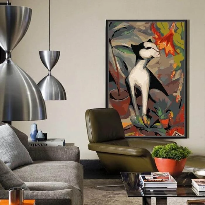 Malen Nach Zahlen Katze 2 Malen Nach Zahlen Katze - Image 2