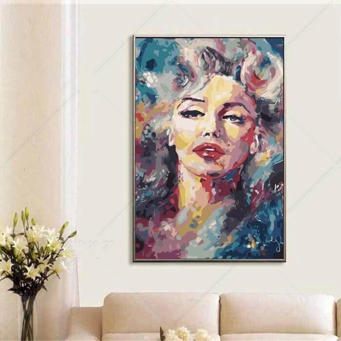 Malen Nach Zahlen Frau Verschwommen 2 Malen Nach Zahlen Frau Verschwommen - Image 2