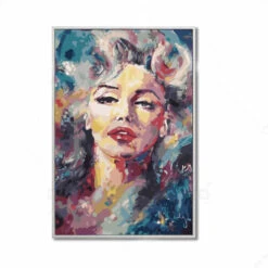 Malen Nach Zahlen Frau Verschwommen