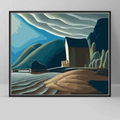 Malen Nach Zahlen Gewellte Landschaft