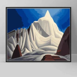 Malen Nach Zahlen Gletscher