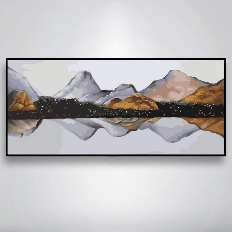 Malen Nach Zahlen Bergmassiv Spiegelung 1 Malen Nach Zahlen Bergmassiv Spiegelung