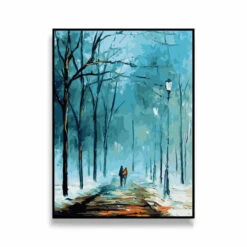 Malen Nach Zahlen Winter Allee