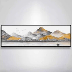 Malen Nach Zahlen Vogelschwarm Im Gebirge