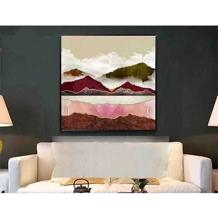 Malen Nach Zahlen Rosarote Berge 2 Malen Nach Zahlen Rosarote Berge - Image 2