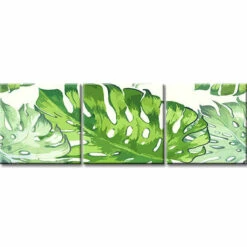 Malen Nach Zahlen Blätter - 3-teilig (Triptychon)