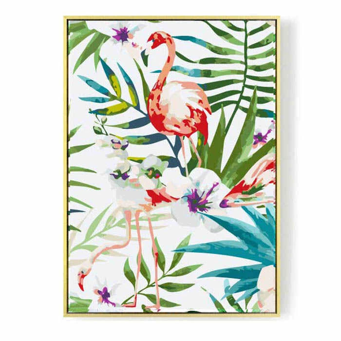 Malen Nach Zahlen Tiere Flamingo Blumen 1 Malen Nach Zahlen Tiere Flamingo Blumen