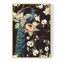 Malen Nach Zahlen Tiere Pfau Blumen